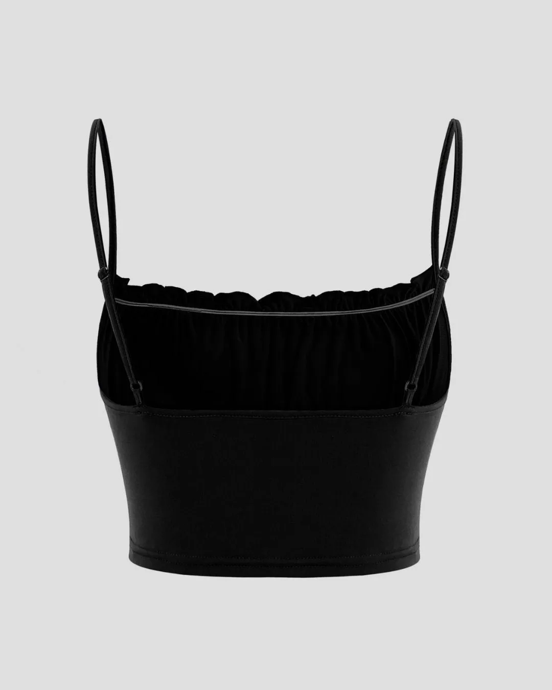 RUCHED CROP TOP