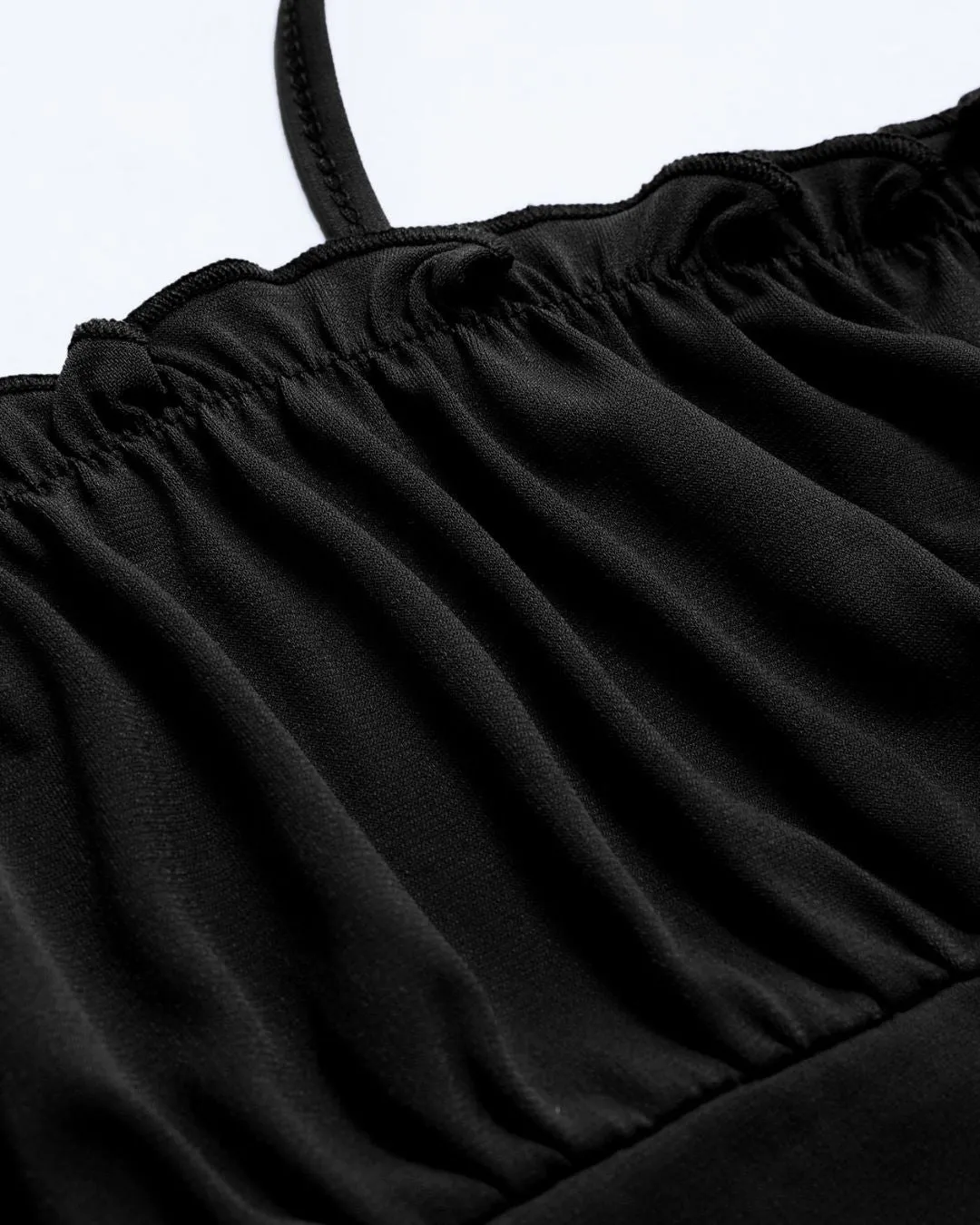 RUCHED CROP TOP