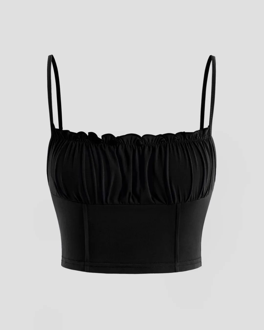 RUCHED CROP TOP