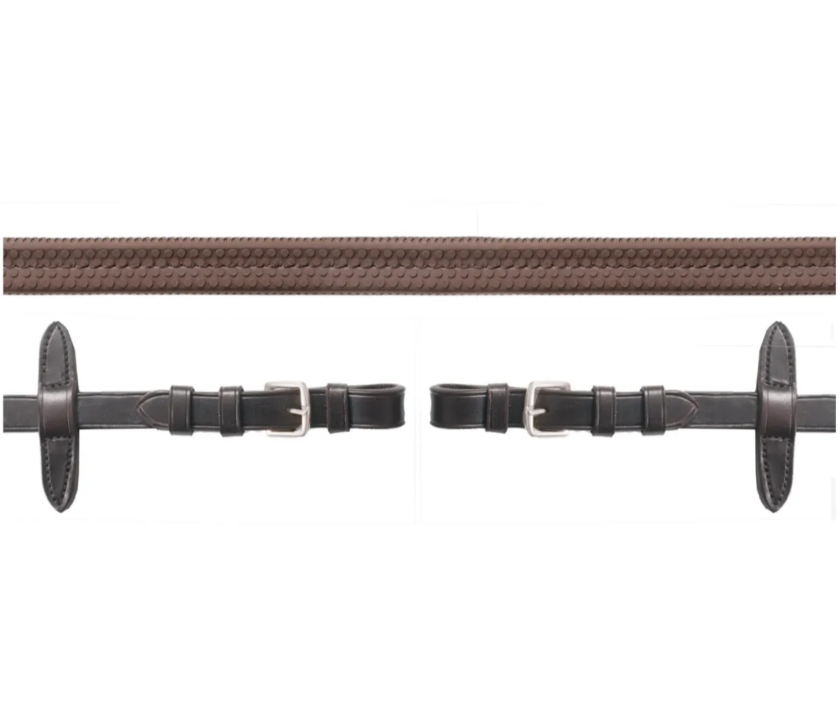 Schockemöhle Rubber Reins with Buckles