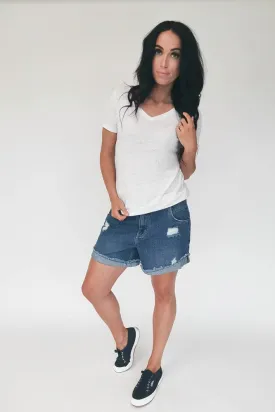 Shine On Label Baxter Slouchy Denim Short Preorder Two Late February