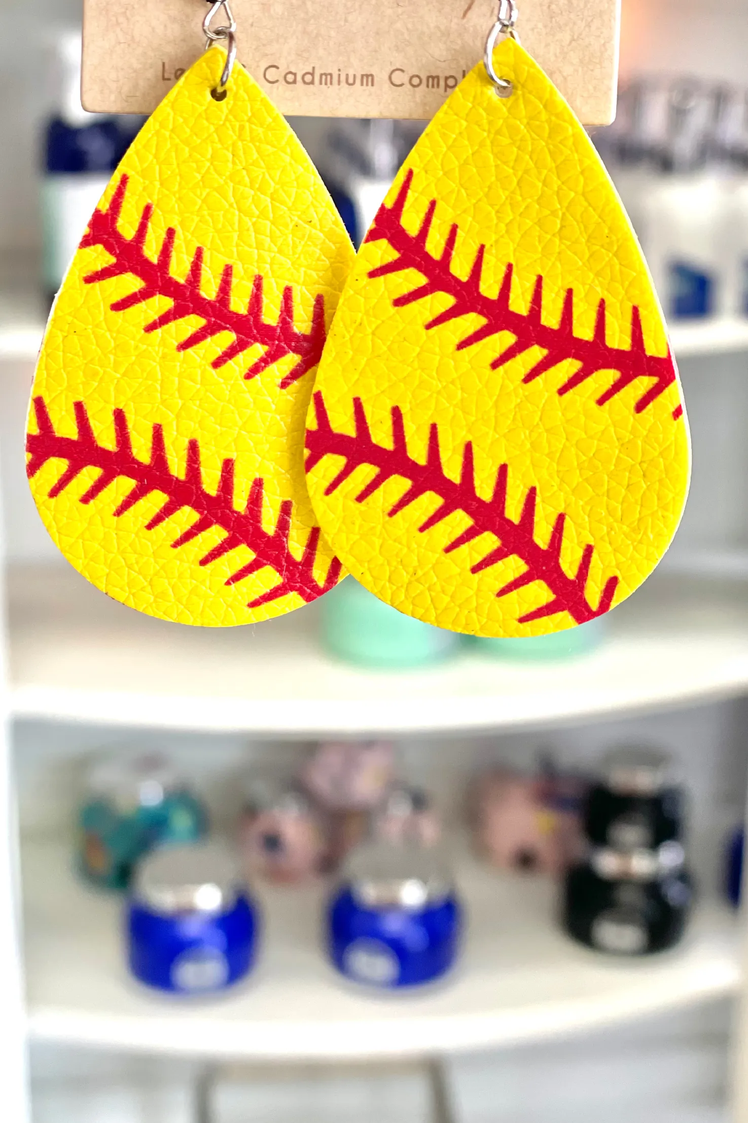 Sports Earrings - Leather