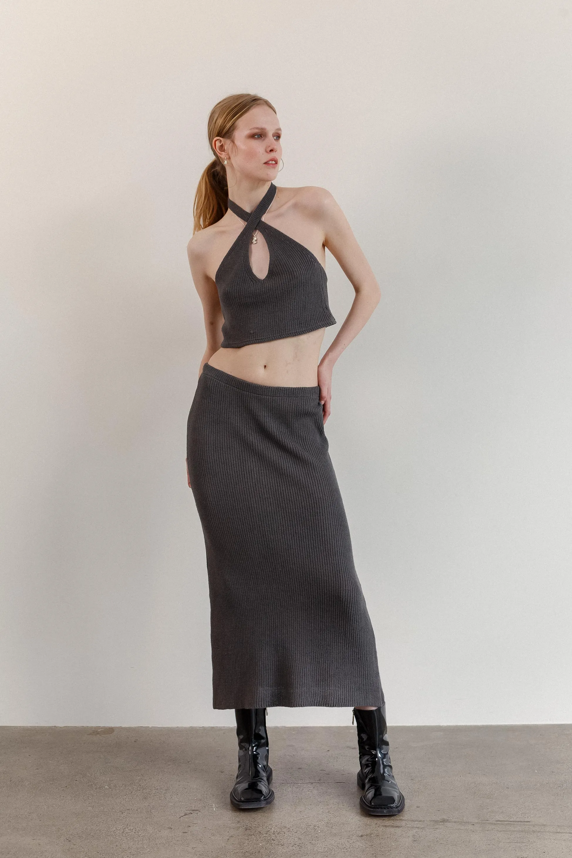 Vee Cotton Skirt