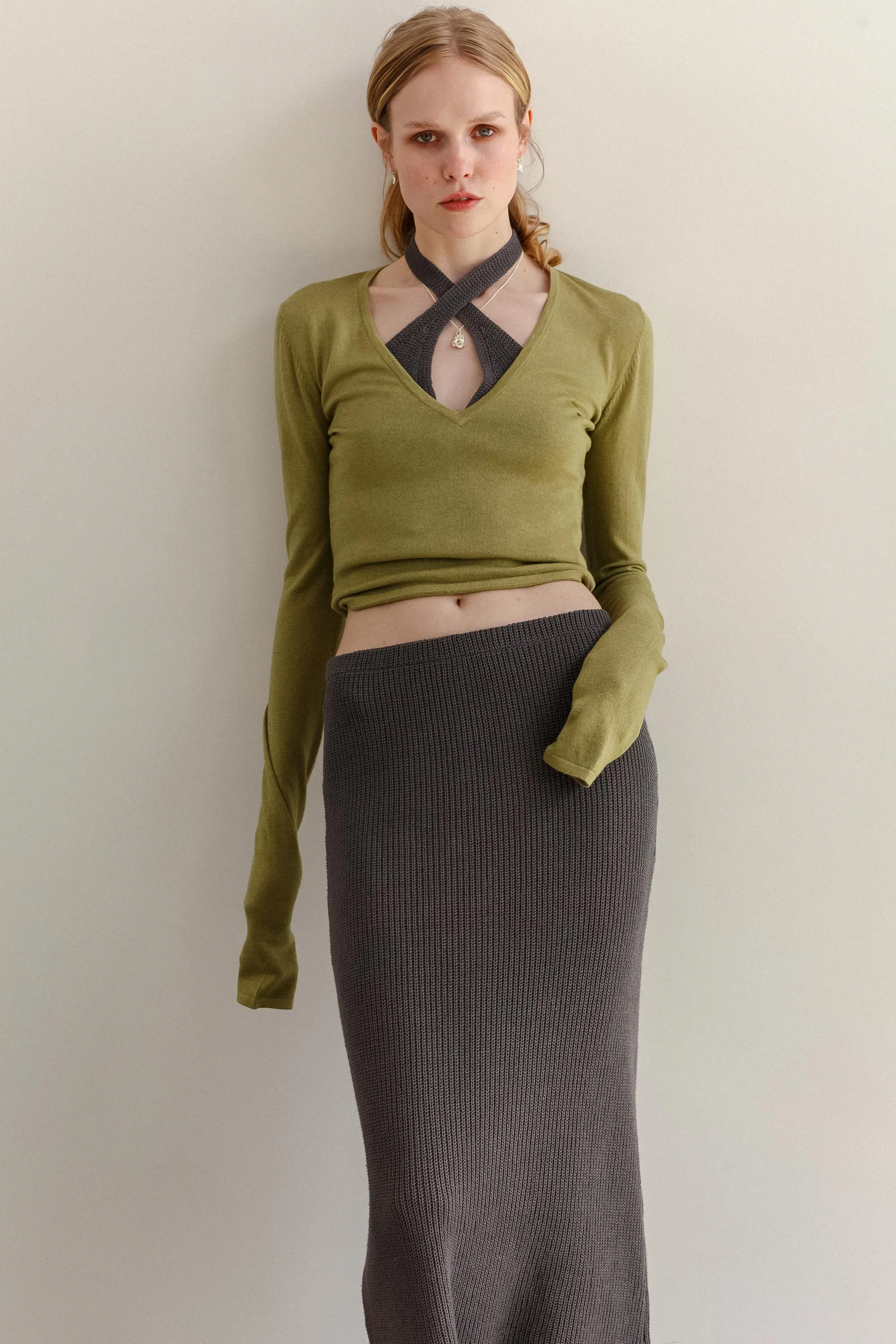 Vee Cotton Skirt