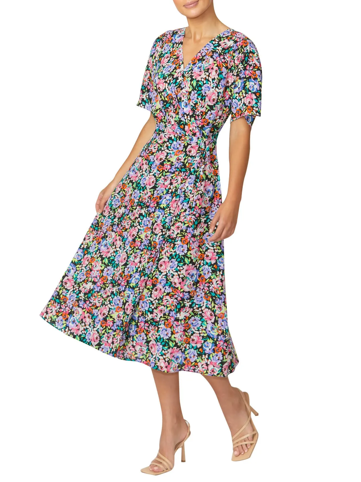 Vera Floral Wrap Dress