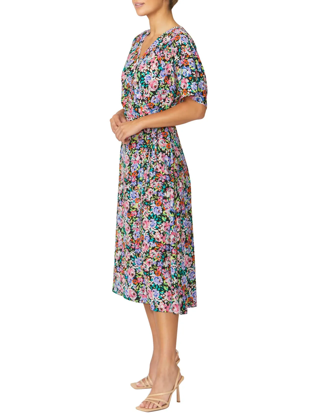Vera Floral Wrap Dress