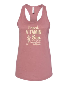 Vitamin Sea Tank Top - Heather Mauve