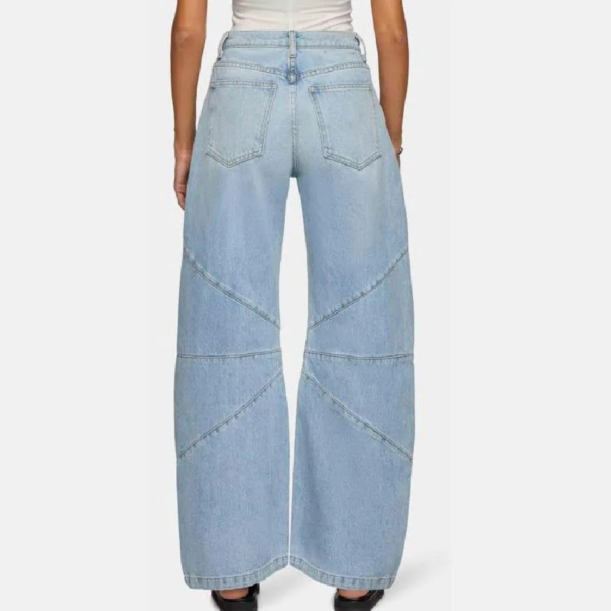 Women's Baggy Denim Pants Casual Low Rise Wide Leg Boyfriend Jeans Vintage Loose Straight Leg Jeans Y2K Streetwear