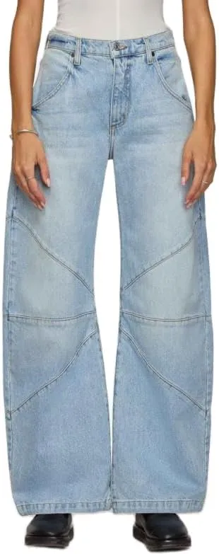 Women's Baggy Denim Pants Casual Low Rise Wide Leg Boyfriend Jeans Vintage Loose Straight Leg Jeans Y2K Streetwear